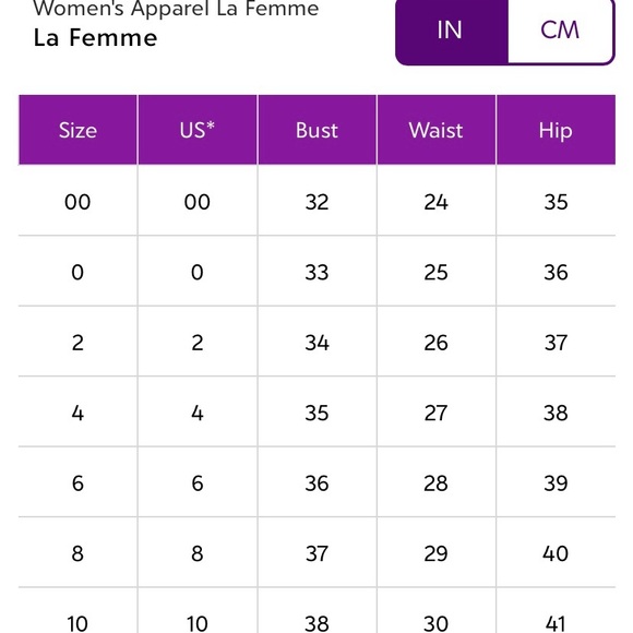 🆕 La Femme Two Piece Periwinkle Embellished Gown - Size 4 - Picture 10 of 11